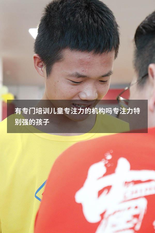 有专门培训儿童专注力的机构吗（专注力特别强的孩子）