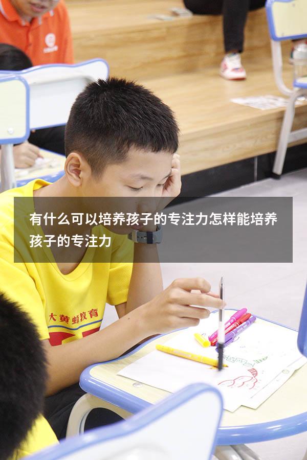 有什么可以培养孩子的专注力（怎样能培养孩子的专注力）