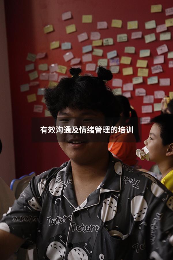 有效沟通及情绪管理的培训