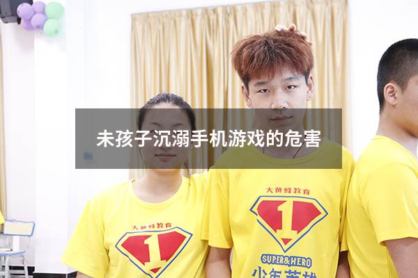 未孩子沉溺手机游戏的危害（手机游戏的危害案例）
