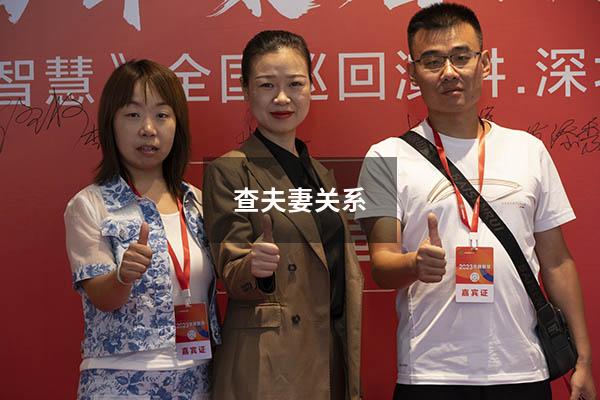 查夫妻关系