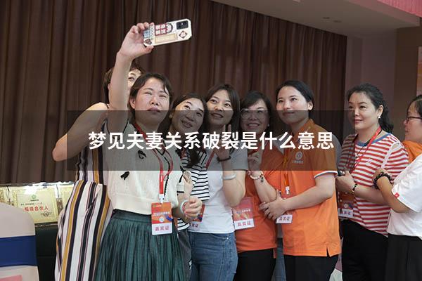 梦见夫妻关系破裂是什么意思