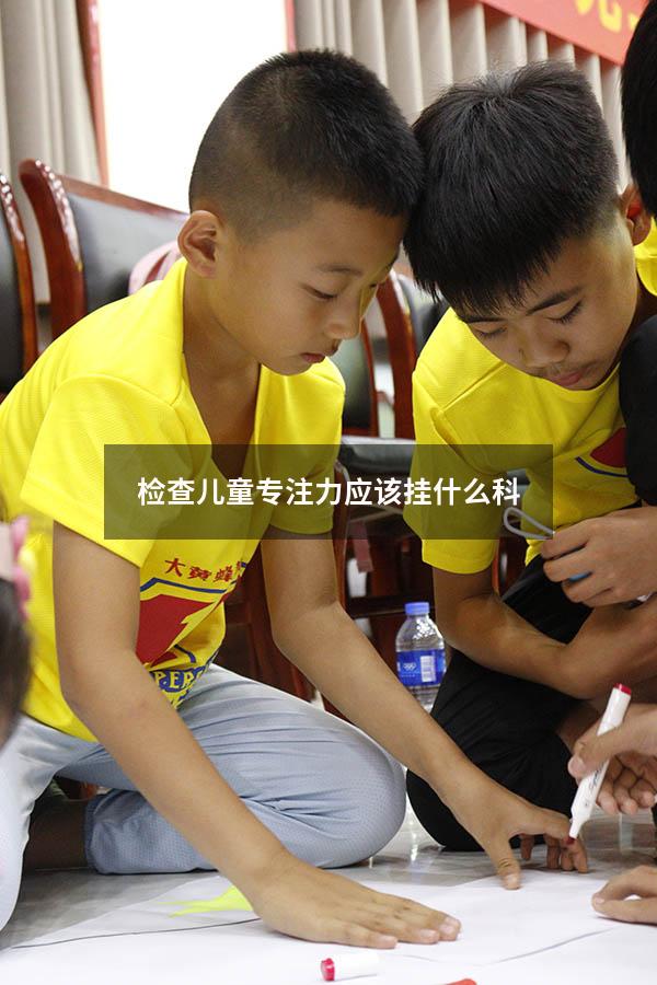 检查儿童专注力应该挂什么科