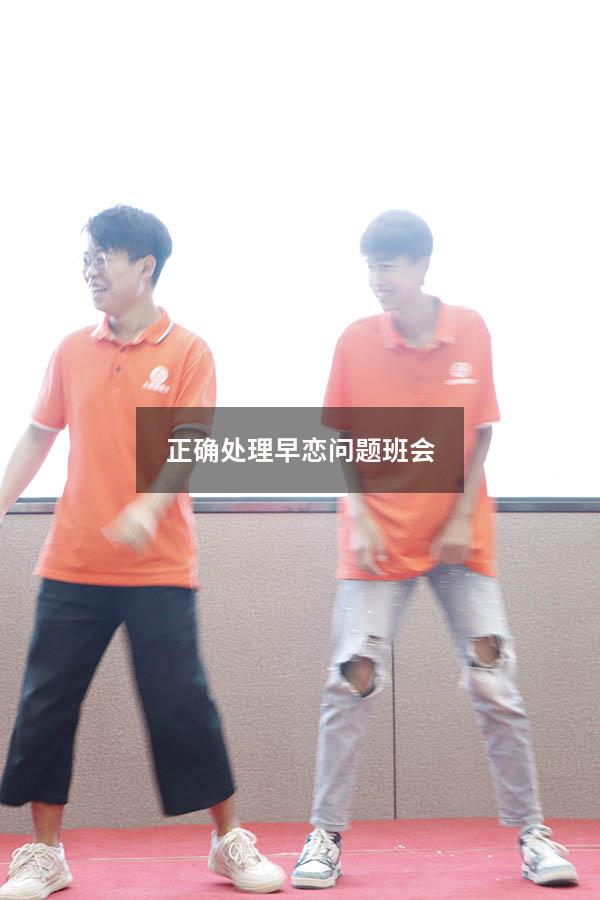 正确处理早恋问题班会
