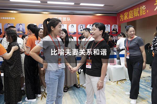 比喻夫妻关系和谐