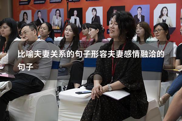 比喻夫妻关系的句子（形容夫妻感情融洽的句子）