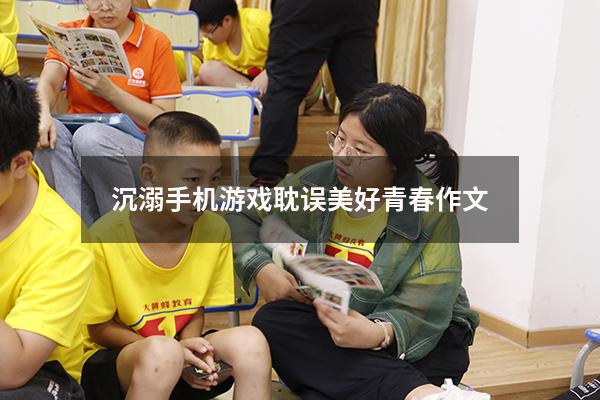 沉溺手机游戏耽误美好青春作文