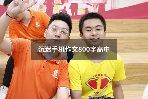 沉迷手机作文800字高中（写一篇沉迷手机的作文）