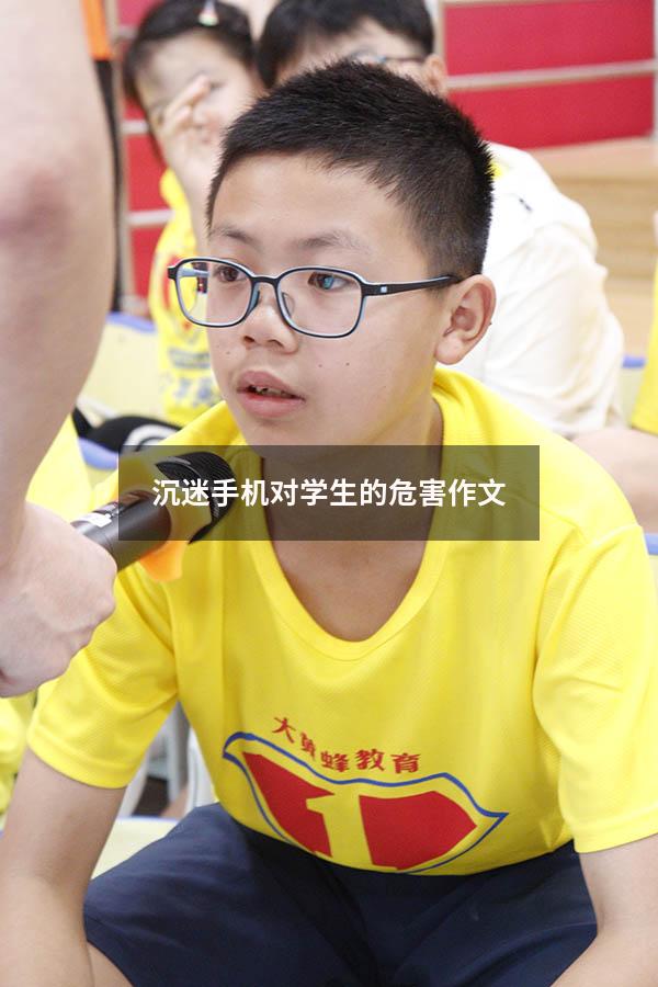 沉迷手机对学生的危害作文