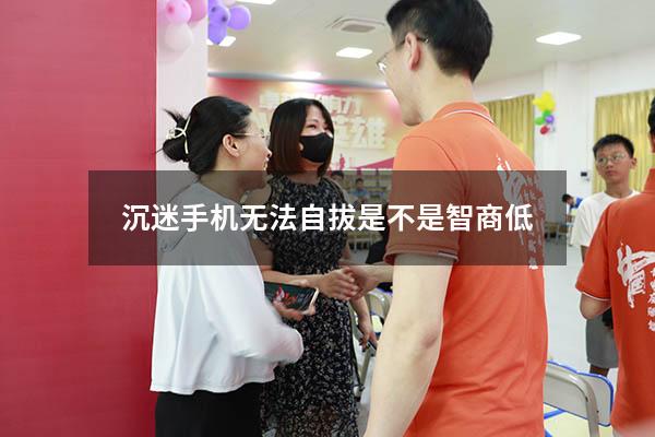沉迷手机无法自拔是不是智商低