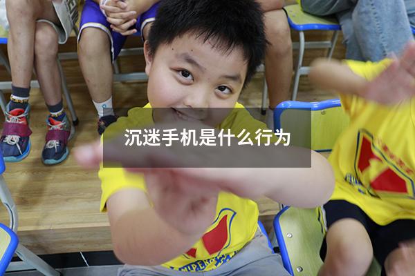 沉迷手机是什么行为