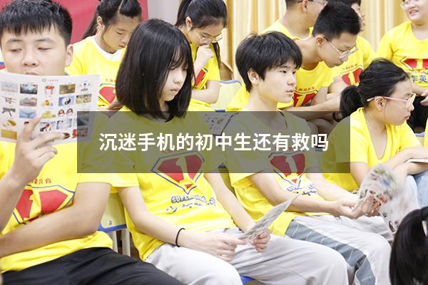 沉迷手机的初中生还有救吗
