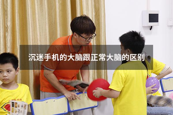 沉迷手机的大脑跟正常大脑的区别