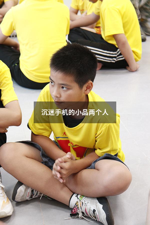 沉迷手机的小品两个人
