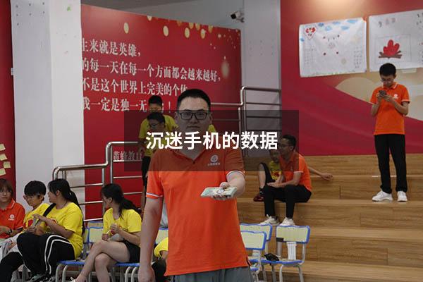 沉迷手机的数据