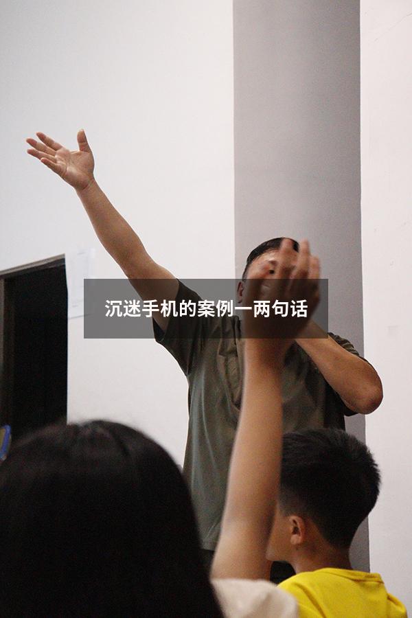 沉迷手机的案例一两句话