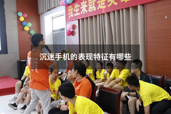 沉迷手机的表现特征有哪些