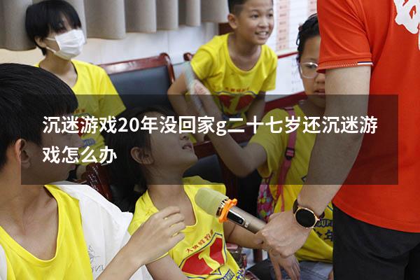 沉迷游戏20年没回家g（二十七岁还沉迷游戏怎么办）