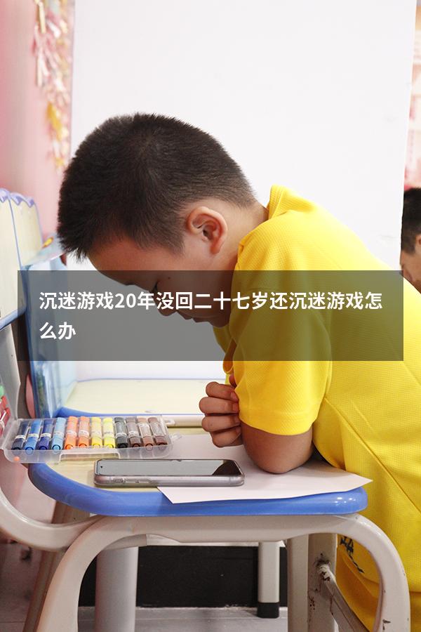 沉迷游戏20年没回（二十七岁还沉迷游戏怎么办）