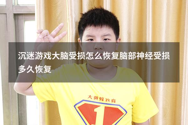 沉迷游戏大脑受损怎么恢复（脑部神经受损多久恢复）