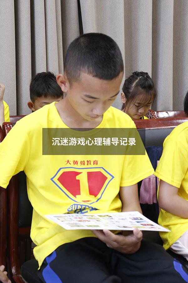 沉迷游戏心理辅导记录
