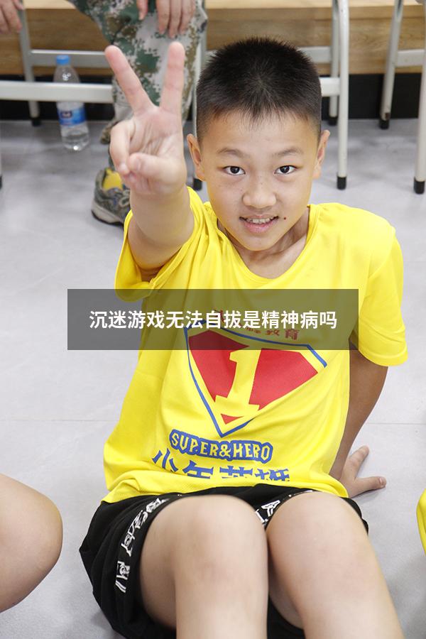 沉迷游戏无法自拔是精神病吗