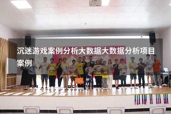 沉迷游戏案例分析大数据（大数据分析项目案例）