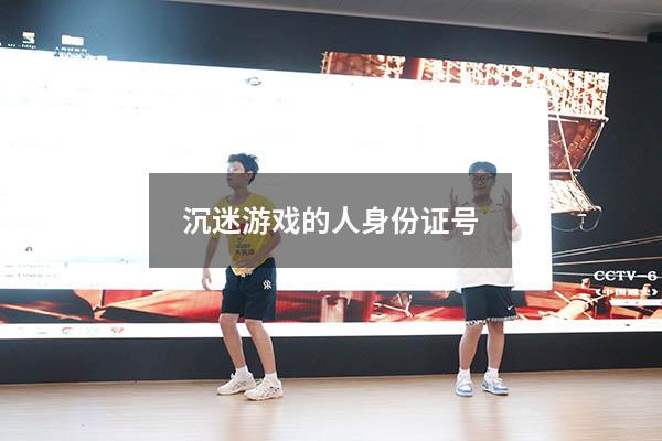 沉迷游戏的人身份证号
