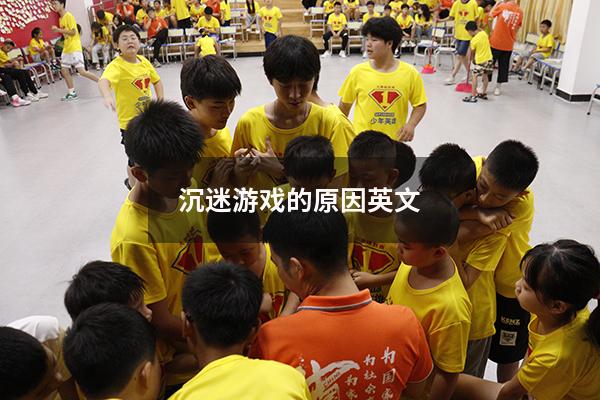 沉迷游戏的原因英文