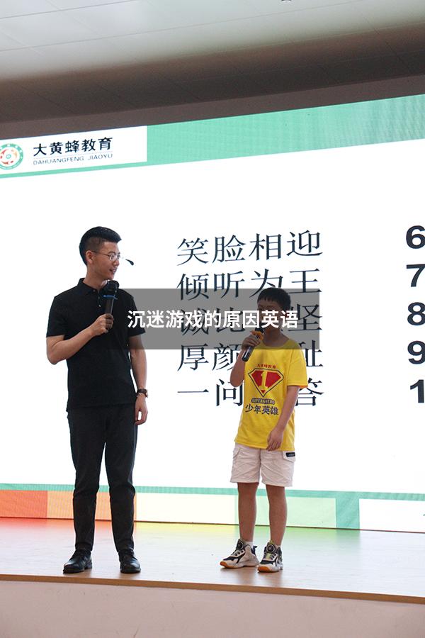 沉迷游戏的原因英语