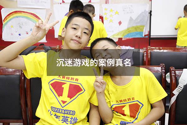 沉迷游戏的案例真名