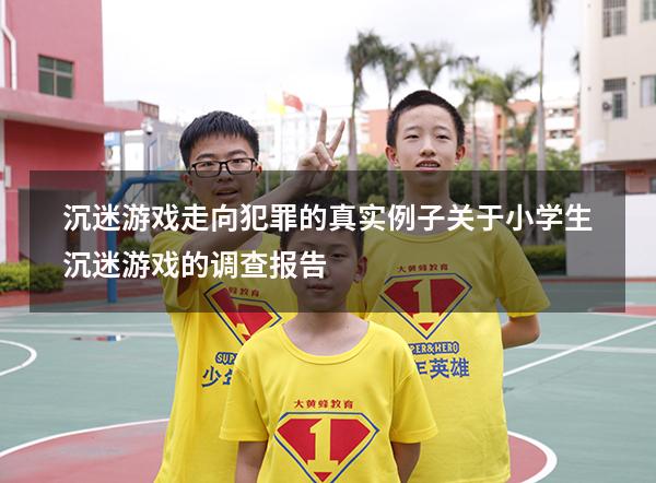 沉迷游戏走向犯罪的真实例子（关于小学生沉迷游戏的调查报告）