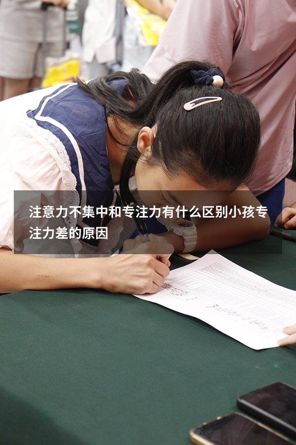 注意力不集中和专注力有什么区别（小孩专注力差的原因）