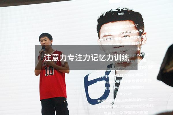 注意力专注力记忆力训练
