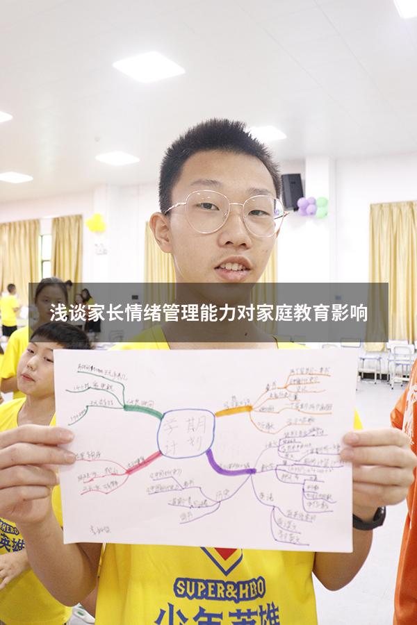 浅谈家长情绪管理能力对家庭教育影响