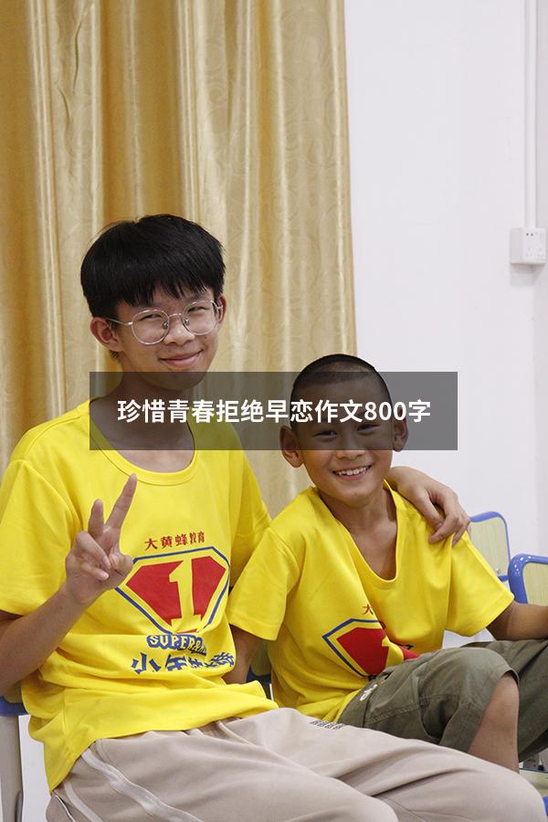 珍惜青春拒绝早恋作文800字