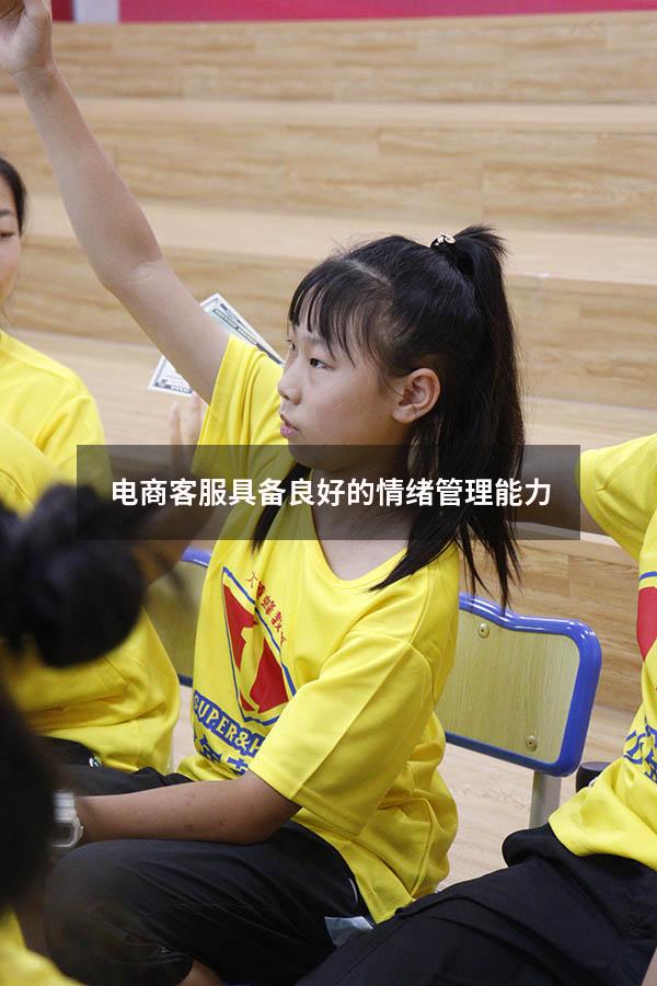 电商客服具备良好的情绪管理能力