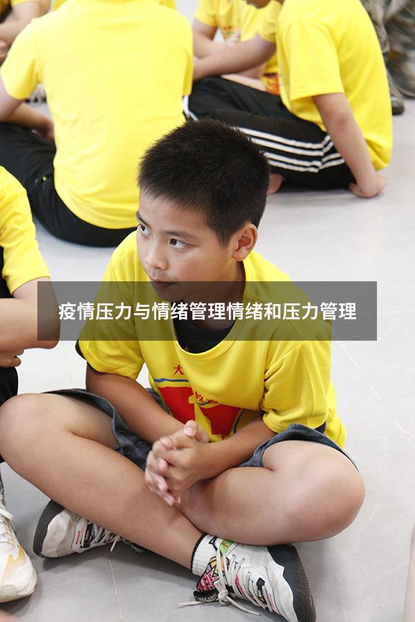 疫情压力与情绪管理（情绪和压力管理）