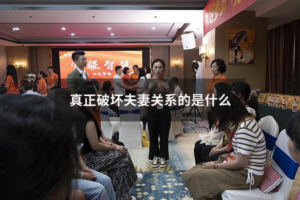 真正破坏夫妻关系的是什么