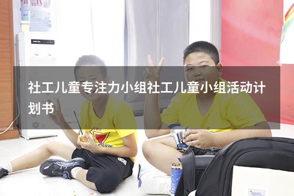 社工儿童专注力小组（社工儿童小组活动计划书）