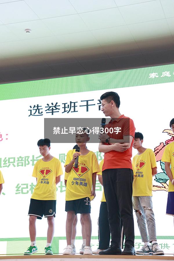 禁止早恋心得300字