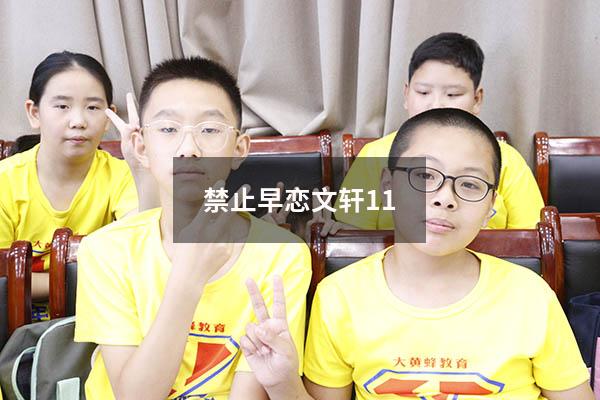禁止早恋文轩11