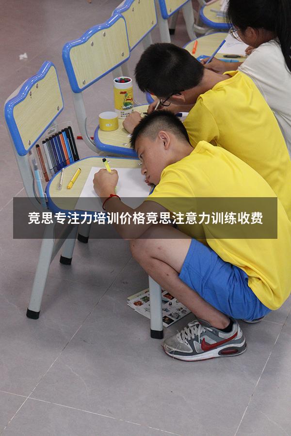 竞思专注力培训价格（竞思注意力训练收费）