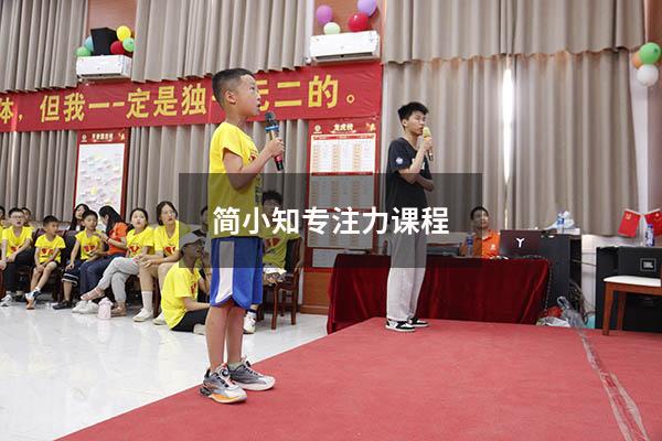 简小知专注力课程