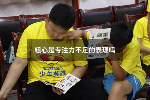粗心是专注力不足的表现吗