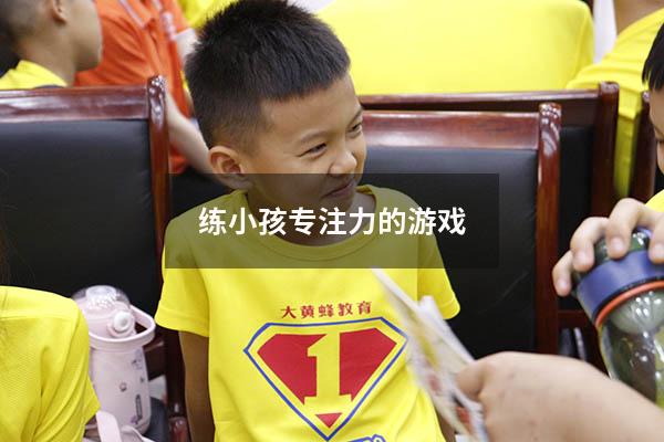练小孩专注力的游戏