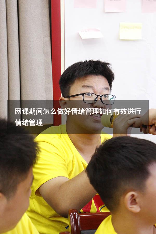 网课期间怎么做好情绪管理（如何有效进行情绪管理）