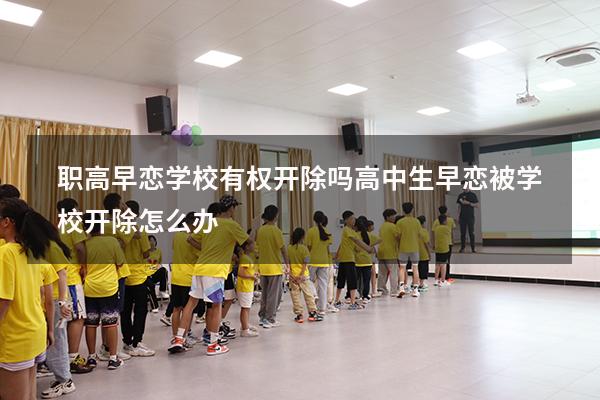 职高早恋学校有权开除吗（高中生早恋被学校开除怎么办）