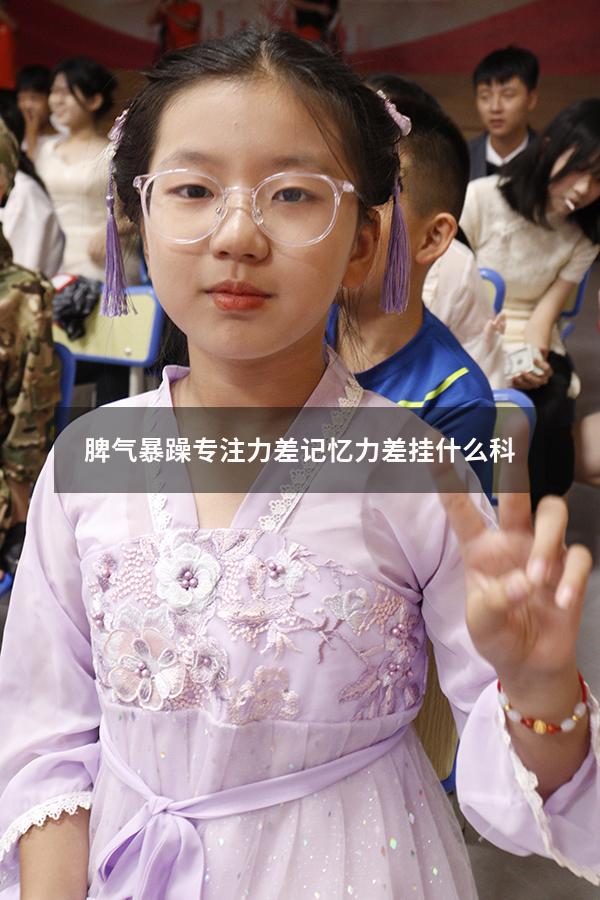 脾气暴躁专注力差记忆力差挂什么科