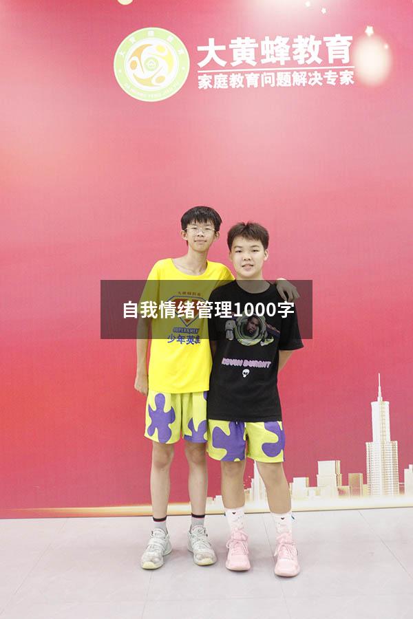 自我情绪管理1000字